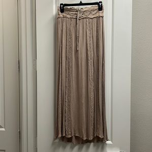 Altar’d State - Tan Maxi Skirt